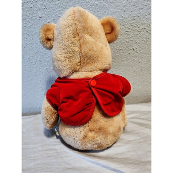 Vintage 1960s Winnie The Pooh 12” Plush w Embroidered Shirt Walt Disney Florida - Picture 8 of 13
